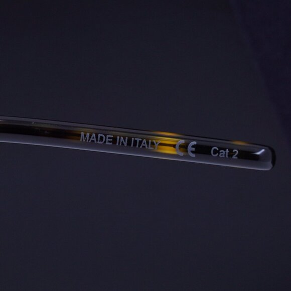 Saint Laurent SL328/K 007 Aviator Sunglasses - Gold/Green Gradient - Picture 10 of 10